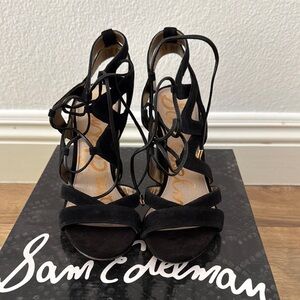 Sam Edelman Black Strappy Women's Heels